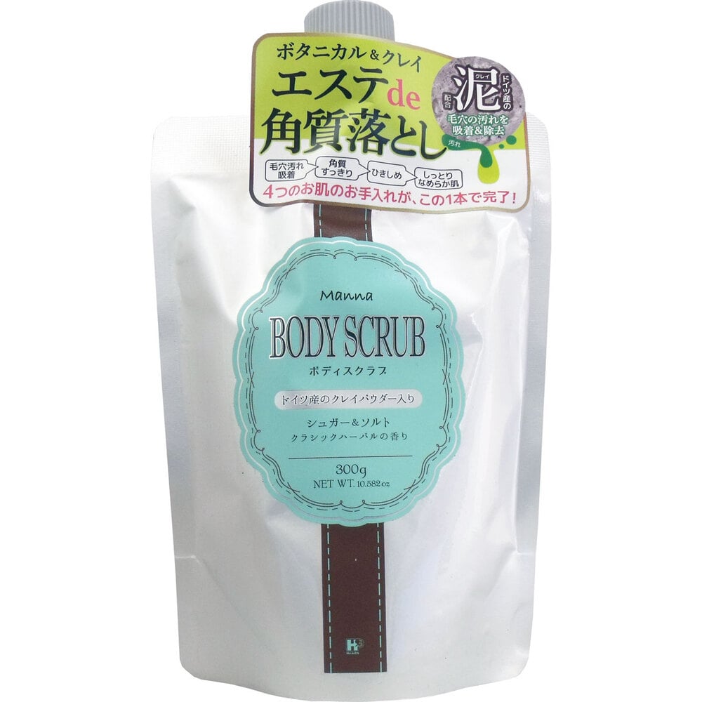 ヘルス マナ ボディスクラブ クラシックハーバルの香り 300g 1個(ご注文単位1個)【直送品】
