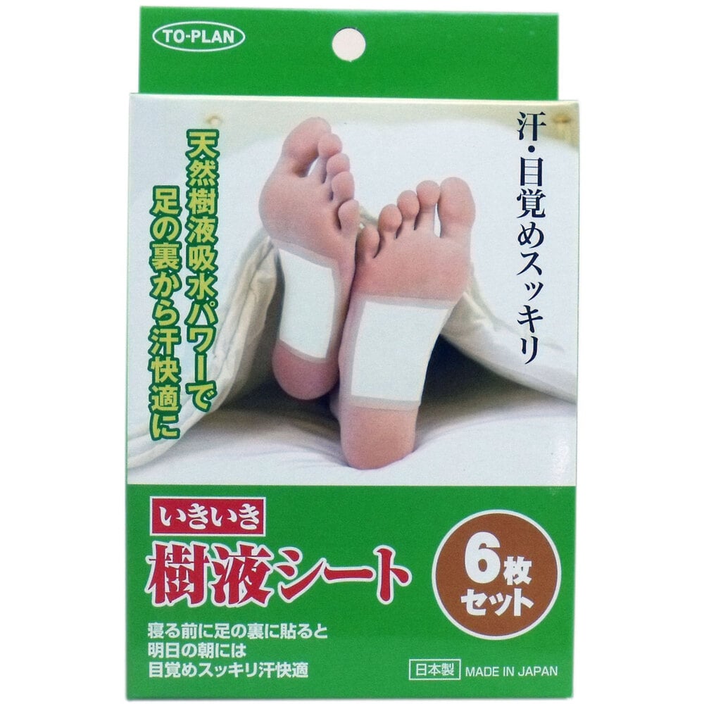 東京企画販売　いきいき樹液シート 6枚入　1パック（ご注文単位1パック）【直送品】