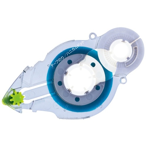 プラス PLUS テープのり スピンエコハニカム 交換テープ 8.4mm×16m ブルー 37-565 1個(ご注文単位1個)【直送品】