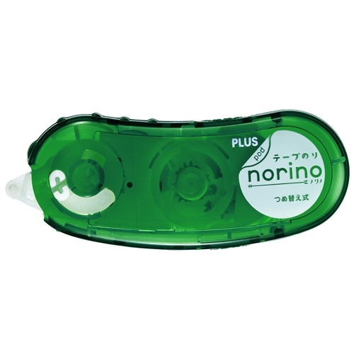 プラス PLUS テープのり ノリノポッド キレイにはがせる 8.4mm×10m グリーン 38-895 1個(ご注文単位1個)【直送品】