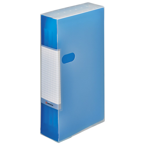 スマートバリュー CDファイル72枚収納 青 A413J-B 1冊(ご注文単位1冊)【直送品】