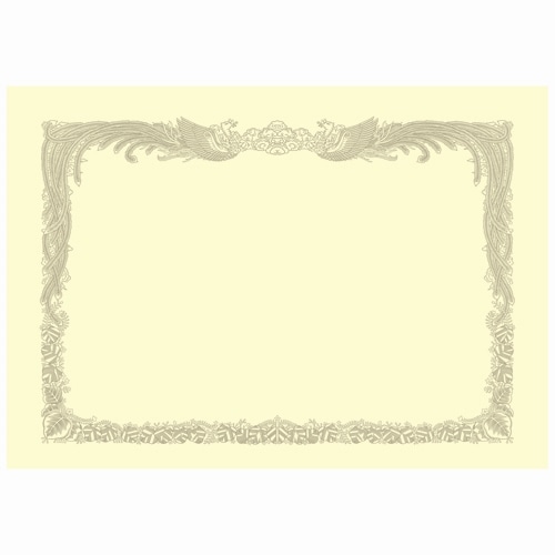 スマートバリュー OA賞状用紙クリーム縦書用 A3 100枚 N148J-10 1箱（ご注文単位1箱）【直送品】