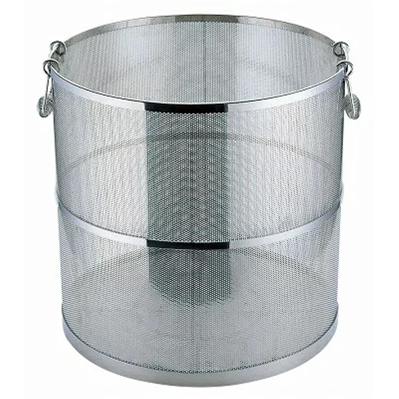 UK 18-8 パンチング スープ取りザル 丸型 42cm用　高さ42センチ UK 18-8パンチ丸型スープ取ザル 42cm用 1個（ご注文単位1個）【直送品