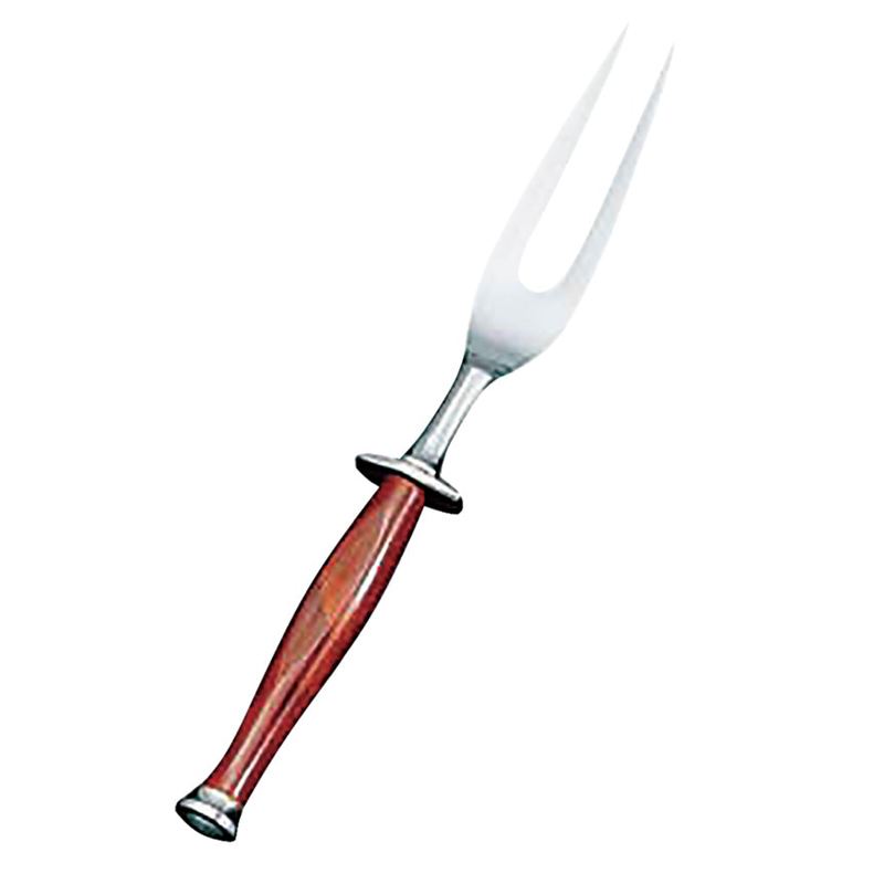 ローズ柄カービングフォーク 1個（ご注文単位1個）【直送品】