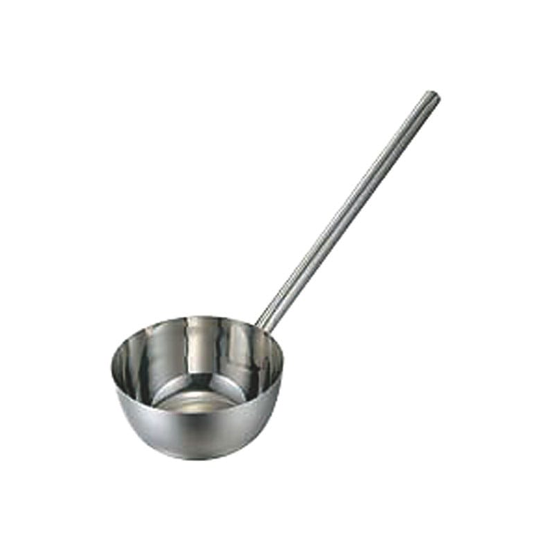 ステンレス柄 水杓子(目盛付)16cm 1400cc