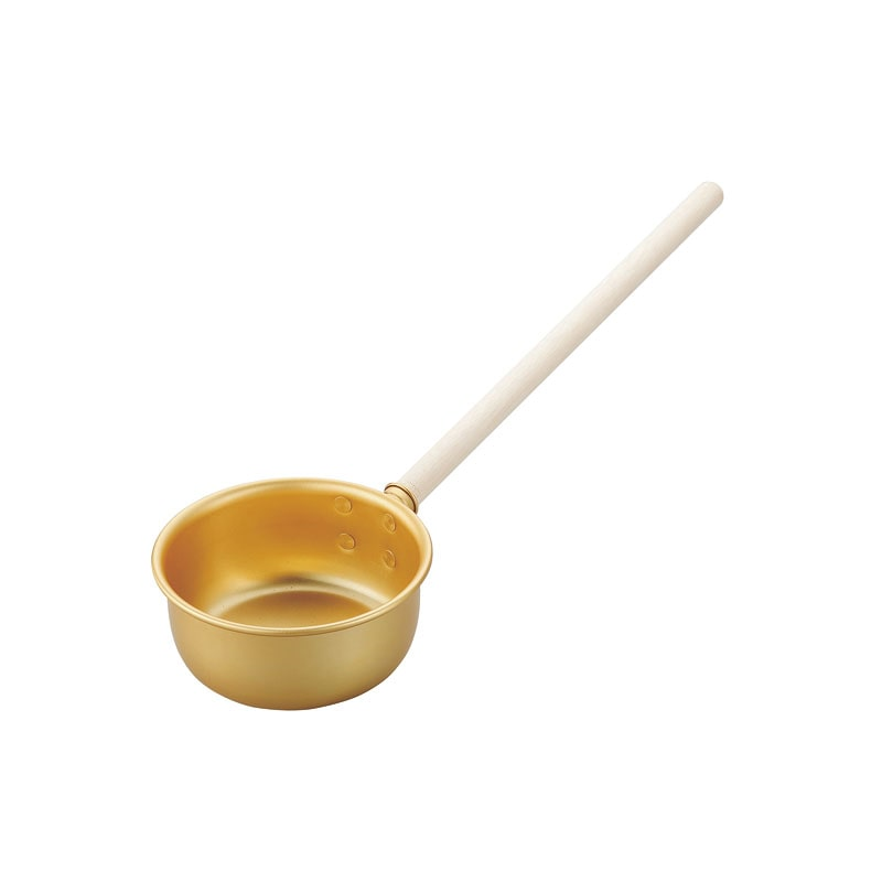 こづち アルマイト 水杓子 12cm 1個（ご注文単位1個）【直送品】 包装用品・店舗用品の通販 シモジマ
