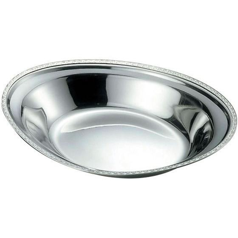 IKD 18-8さざ波ベーカー皿 10 1/2インチ 1個(ご注文単位1個)【直送品】