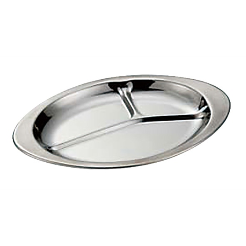 IKD 18-8抗菌ランチ皿 10インチ 1個(ご注文単位1個)【直送品】