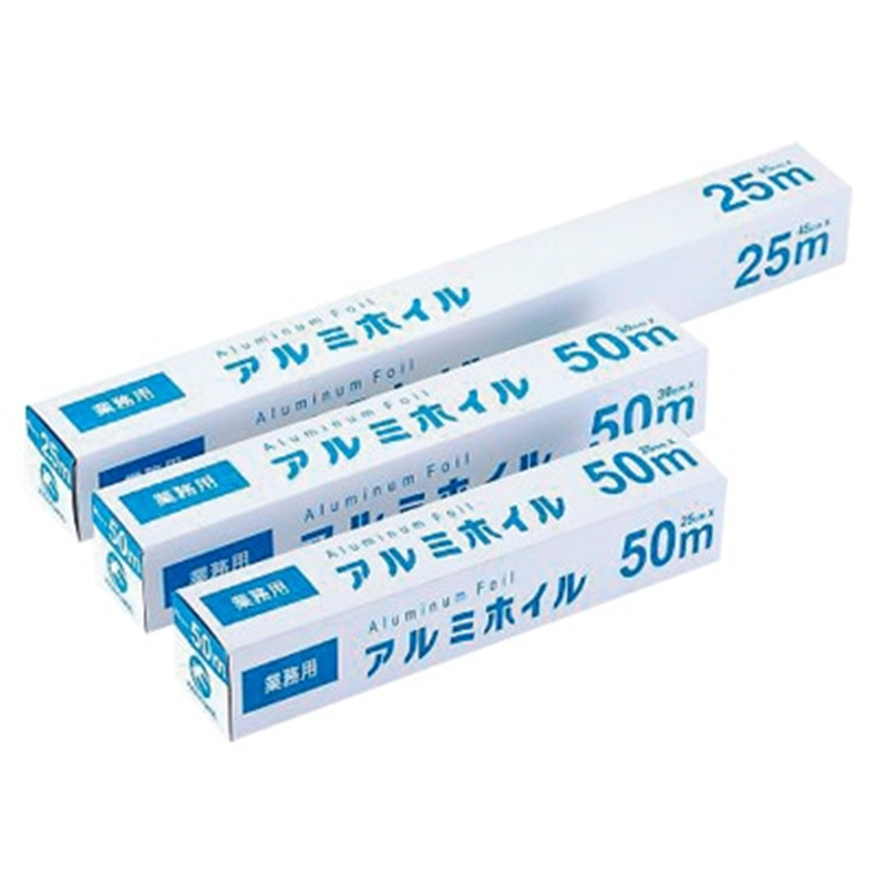 野獣 1枚ホイル　3枚通常 アルミホイル 30cmx25m 13μ 1個（ご注文単位1個）【直送品】 包装用品