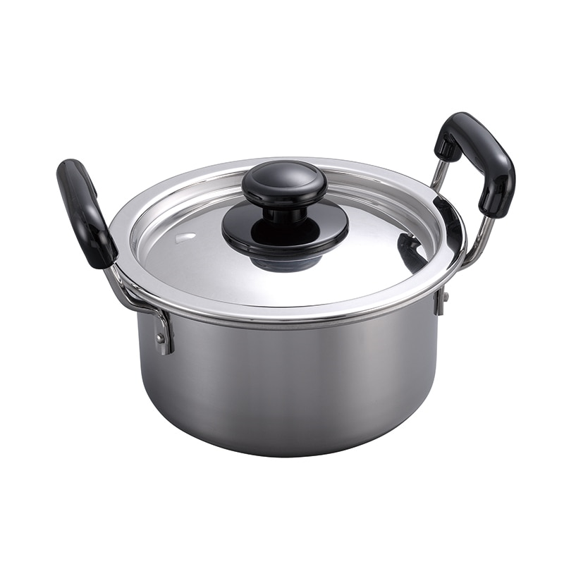 18-0モリブデン実用鍋両手39cm(21.0L) 1個(ご注文単位1個)【直送品】
