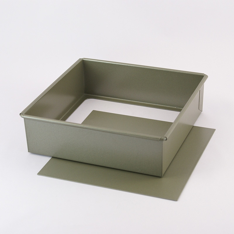 ベイクウェアー角型デコレーション底取12cm 1個(ご注文単位1個)【直送品】