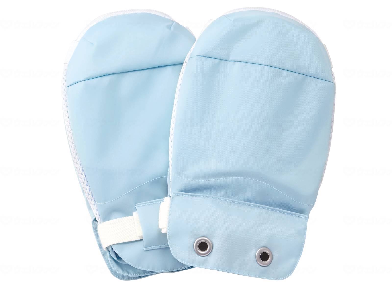 ウェルファン セーフミトンⅡ(2枚入)/ブルー 1個(ご注文単位1個)【直送品】