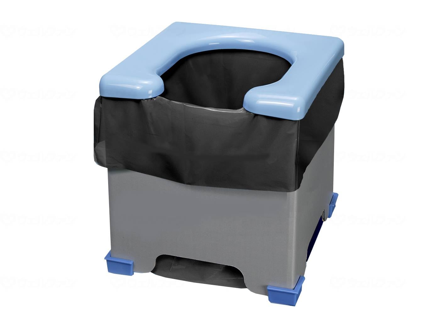 ウェルファン ダンボール製非常用簡易トイレ 1個(ご注文単位1個)【直送品】