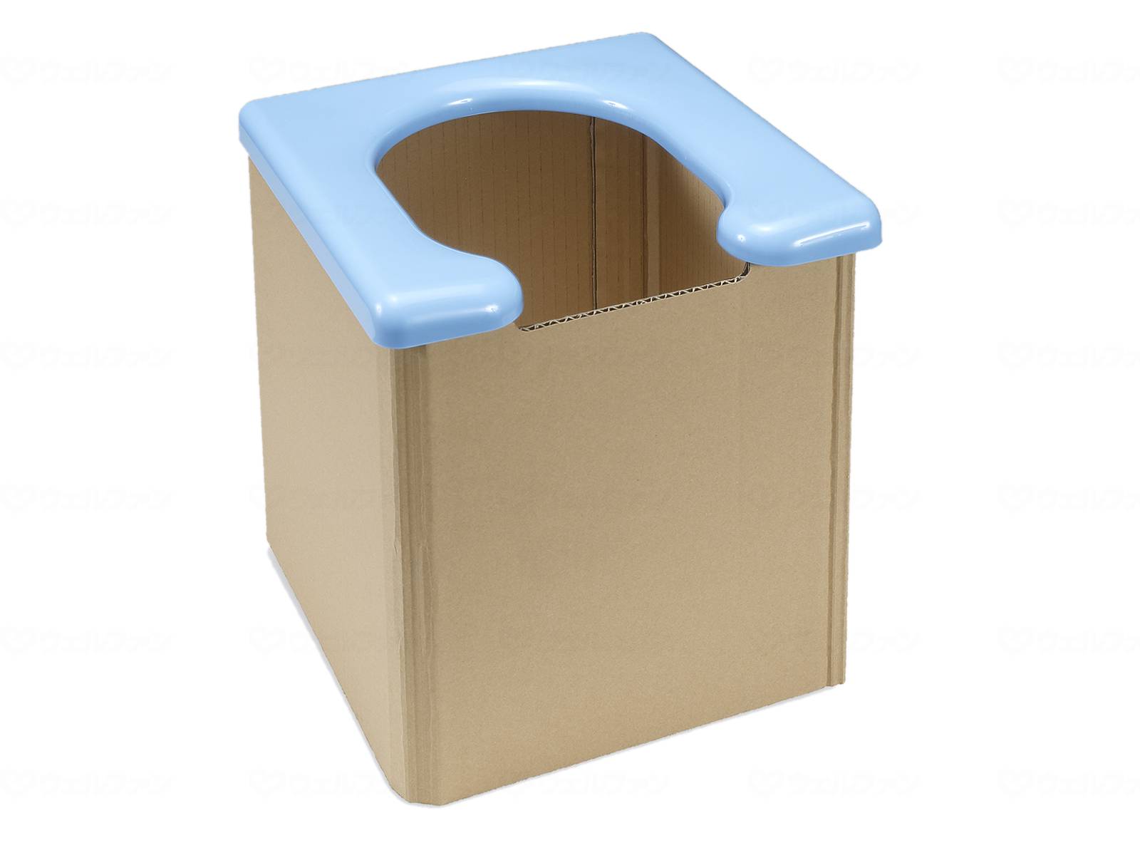ウェルファン 避難用トイレ/ブルー 1個(ご注文単位1個)【直送品】
