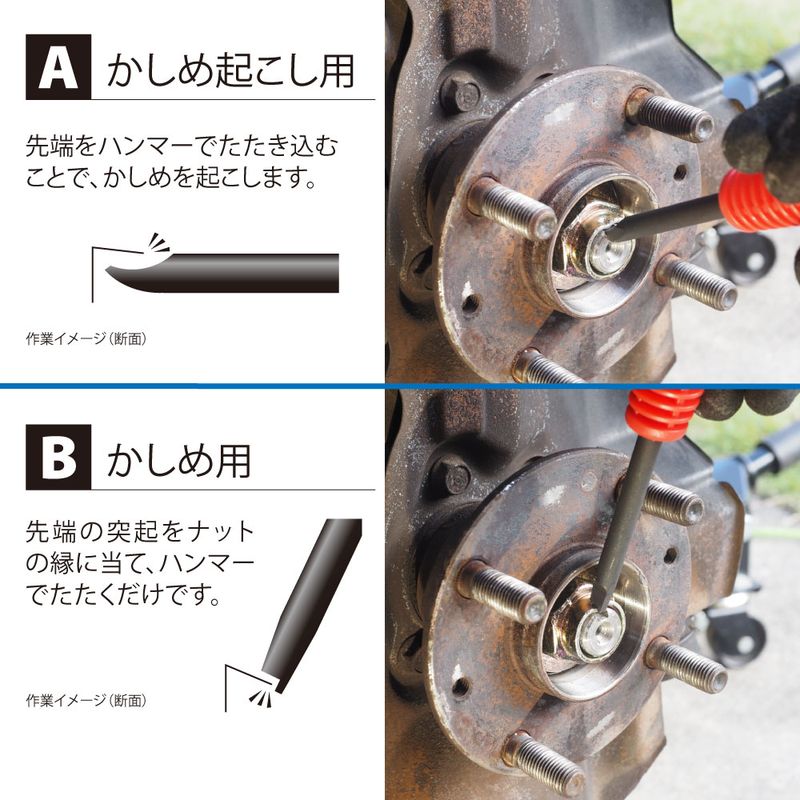 ワールドツール アストロプロダクツ AP ハブロックナットチゼル