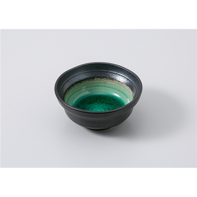 古林陶器 組鉢 黒マットエメラルド3.6小鉢 1107040140 1個（ご注文単位1個）【直送品】
