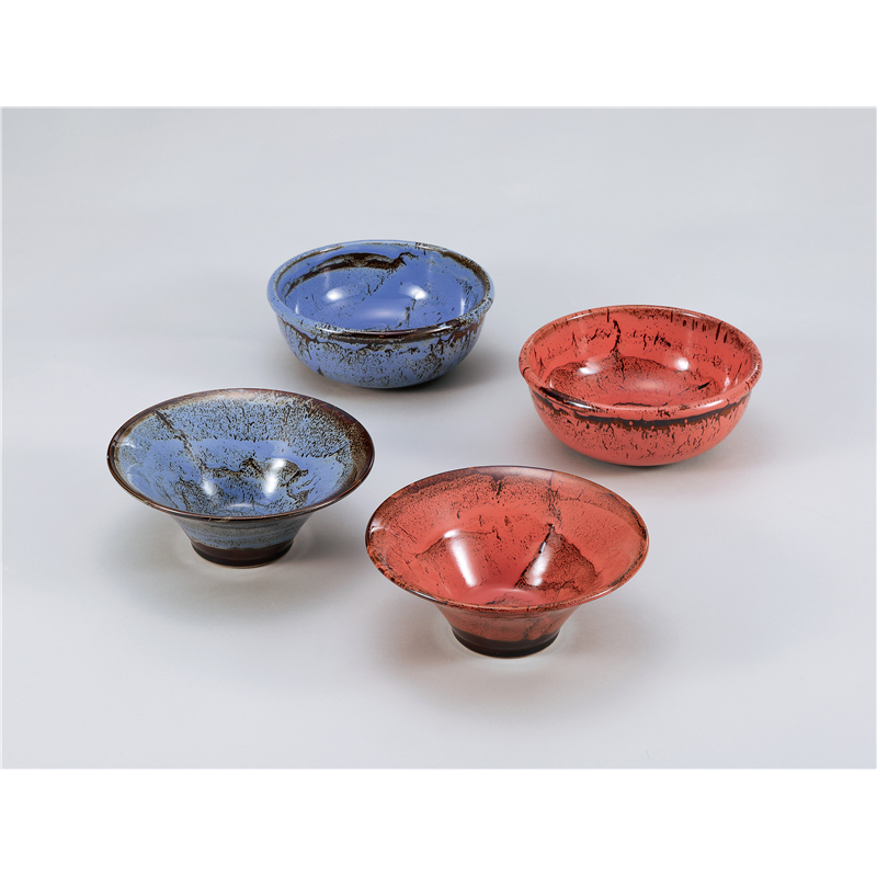 古林陶器 シリーズ丼 アメ釉ブルー7.0ボール 1328930430 1個（ご注文単位1個）【直送品】