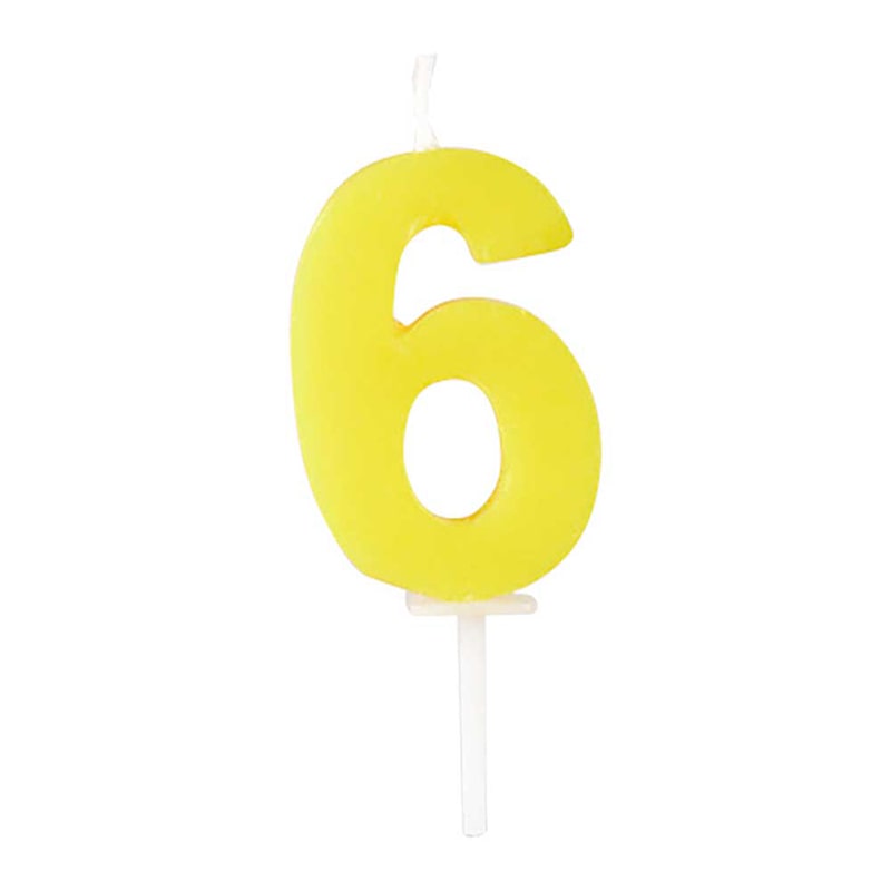 リバティコーポレーション キャンドル 数字 6 LD-567 1個（ご注文単位1個）【直送品】