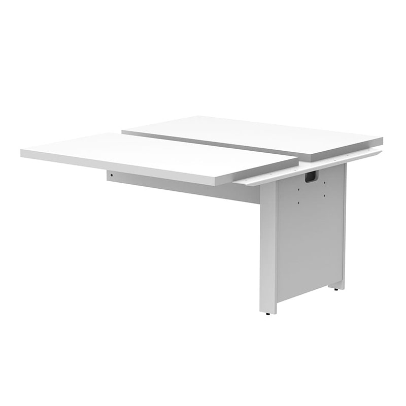 アール・エフ・ヤマカワ ソリード フリーアドレス用デスク2 W1200 増連 ホワイト×ホワイト脚 RFTFT2-1214ADWH-WL 1台(ご注文単位1台)【直送品】