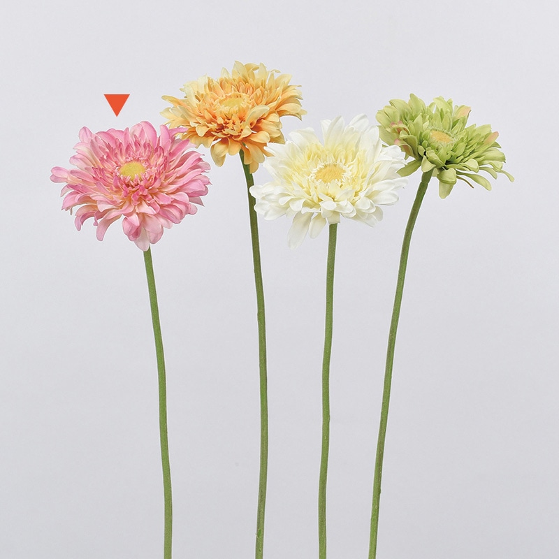 ★新品未使用★SWAROVSKI3点セット 箱紙袋証明書付バラ クローバー ブタ アスカ商会 造花 A-31156 ガーベラ S #003 ピンク 1本（ご注文