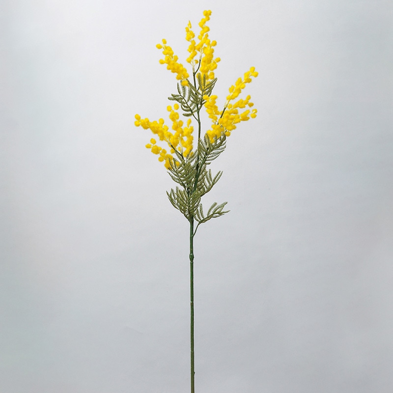 アスカ商会 造花 A-34160 ミモザ #010 イエロ- 1本（ご注文単位1本