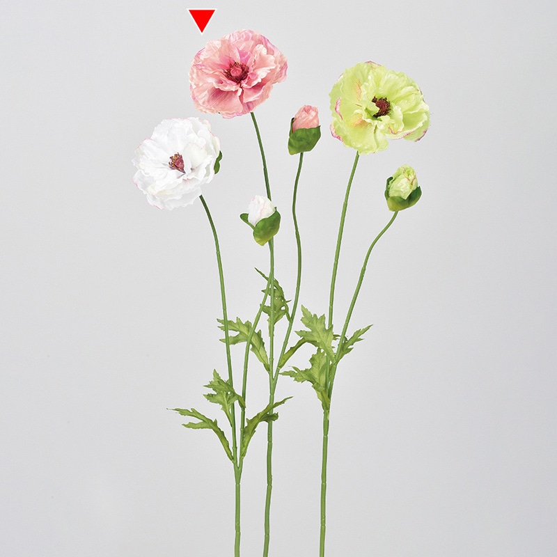 造花 花のみ ポピー×1 つぼみ×1〔×12本入り〕アレンジメント/花材/アートフラワー/インテリア ポピー×1つぼみ×1｜商品案内｜株式会社アスカ商会