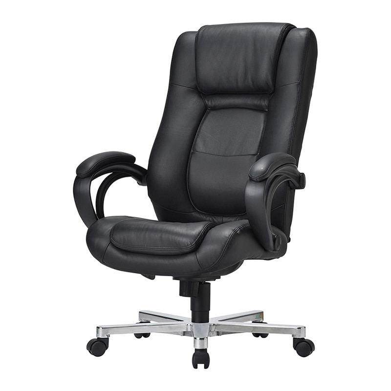 AICO 役員イス ブラック RA-1855（L） 1台（ご注文単位1台）【直送品】