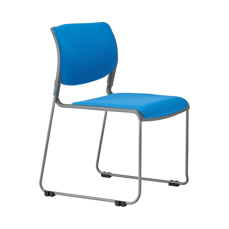 AICO ミーティングチェア　グレーシェル ブルー MC-183GG 1台（ご注文単位1台）【直送品】