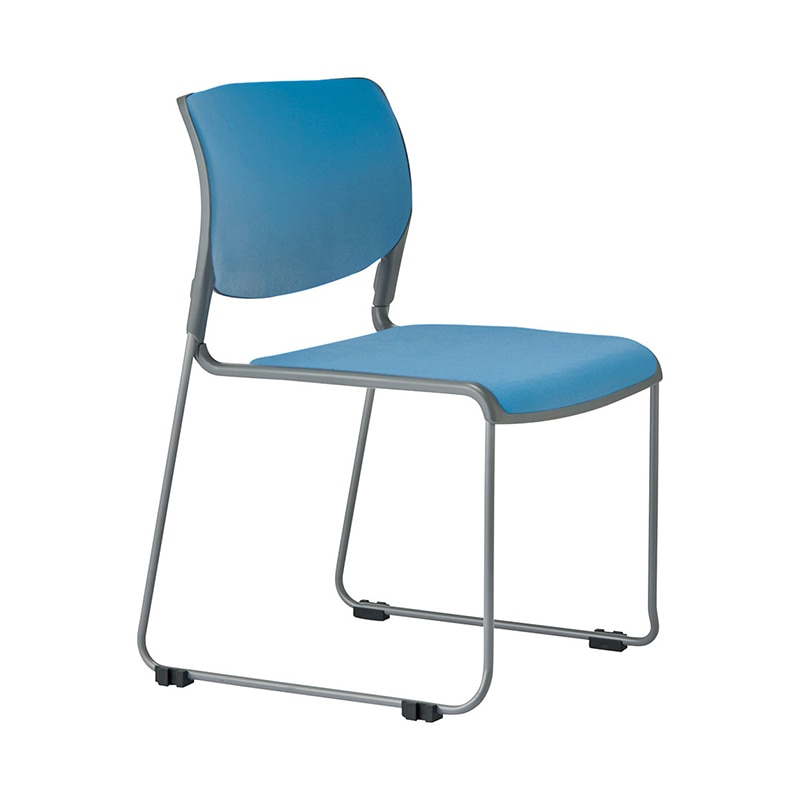 AICO ミーティングチェア　グレーシェル パステルブルー MC-183GG 1台（ご注文単位1台）【直送品】