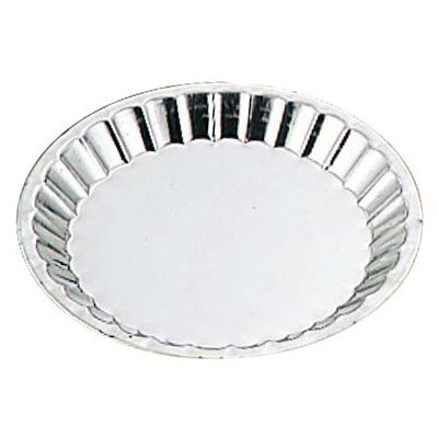 久保寺軽金属工業所ブリキ菊型パイ皿#7内径φ205 1個(ご注文単位1個)【直送品】