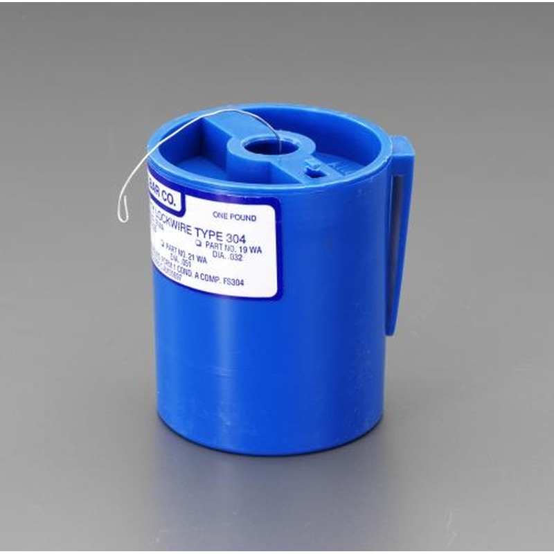 エスコ EA534XA-5 0.5mmx286mセーフティーワイヤー(ステンレス製) 1個(ご注文単位1個)【直送品】