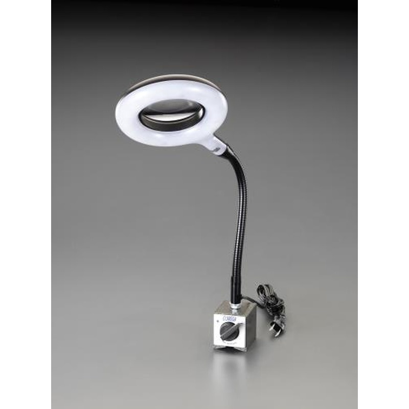 エスコ EA756TS-51 x2.3/φ85mmルーペ(LEDライト・マグネット付) 1個(ご注文単位1個)【直送品】