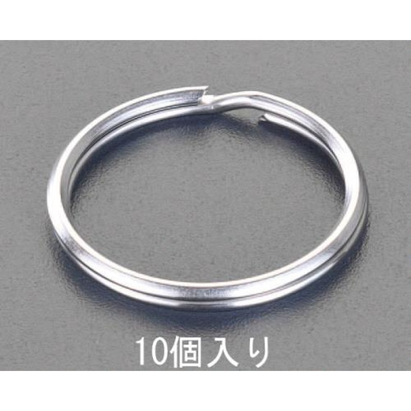 エスコ EA638DN-2 16.3x2.0mm2重リング(ステンレス製/10個) 1個(ご注文単位1個)【直送品】