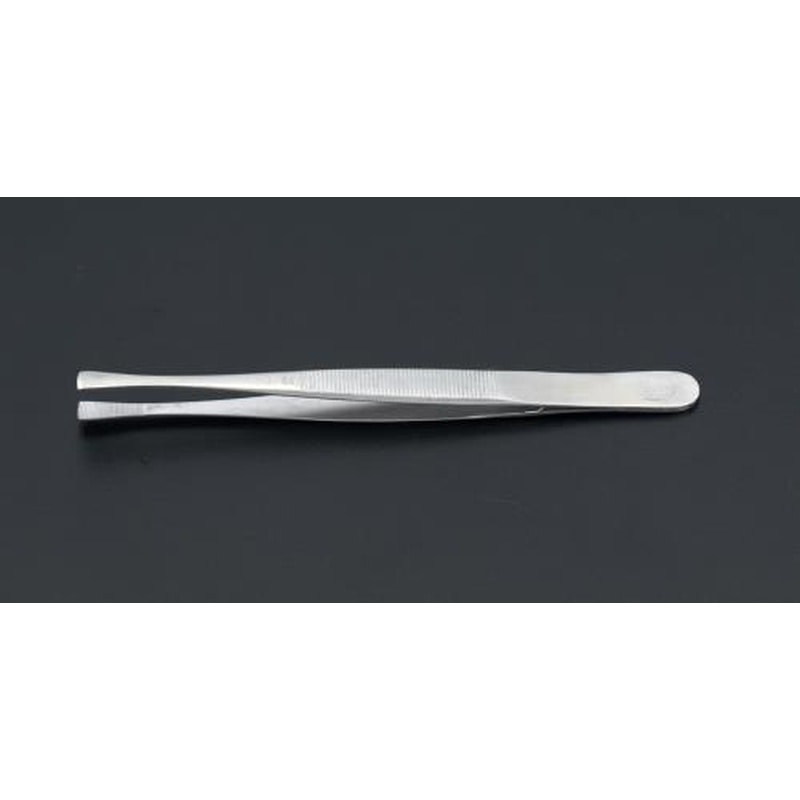 エスコ EA595AK-66 4.8x120mm/35AD精密用ピンセット(ステンレス製) 1個(ご注文単位1個)【直送品】