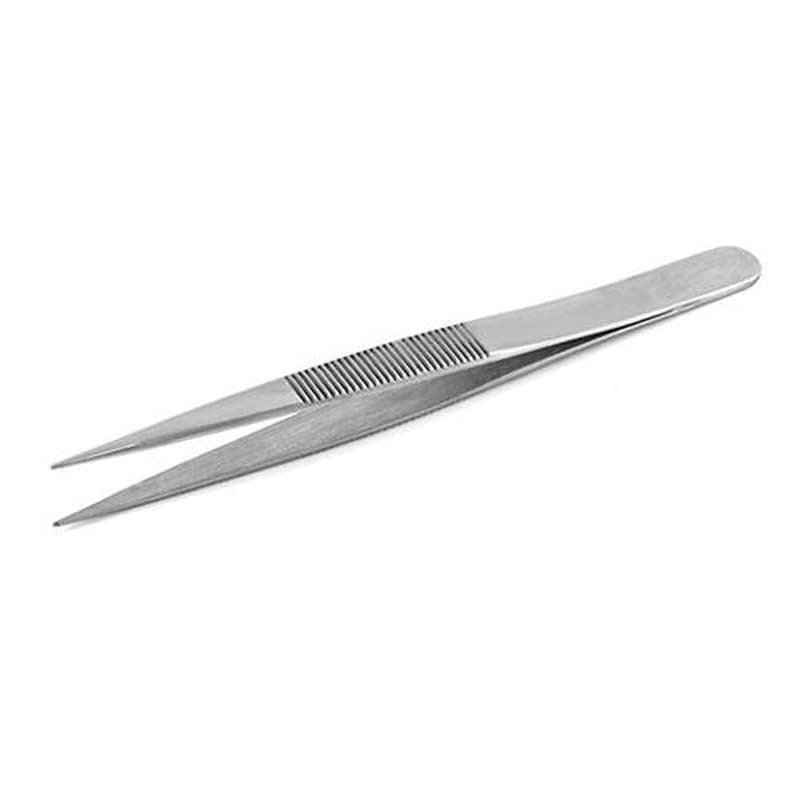 エスコ EA595AK-80 0.2x110mm/38精密用ピンセット(ステンレス製) 1個(ご注文単位1個)【直送品】