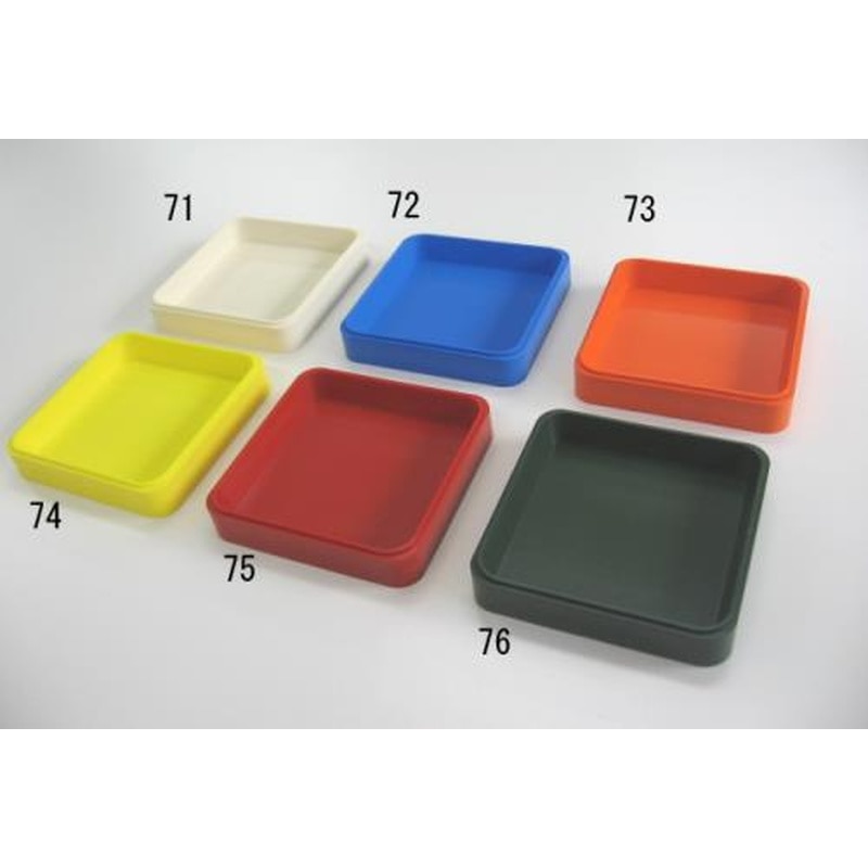 エスコ EA519WA-75 70x70mm/赤角・パーツトレー 1個（ご注文単位1個）【直送品】