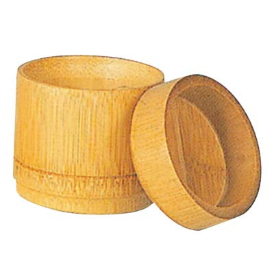 ツユ入れ スス竹 ロクロ 薬味入付 φ70×H60 1個(ご注文単位1個)【直送品】