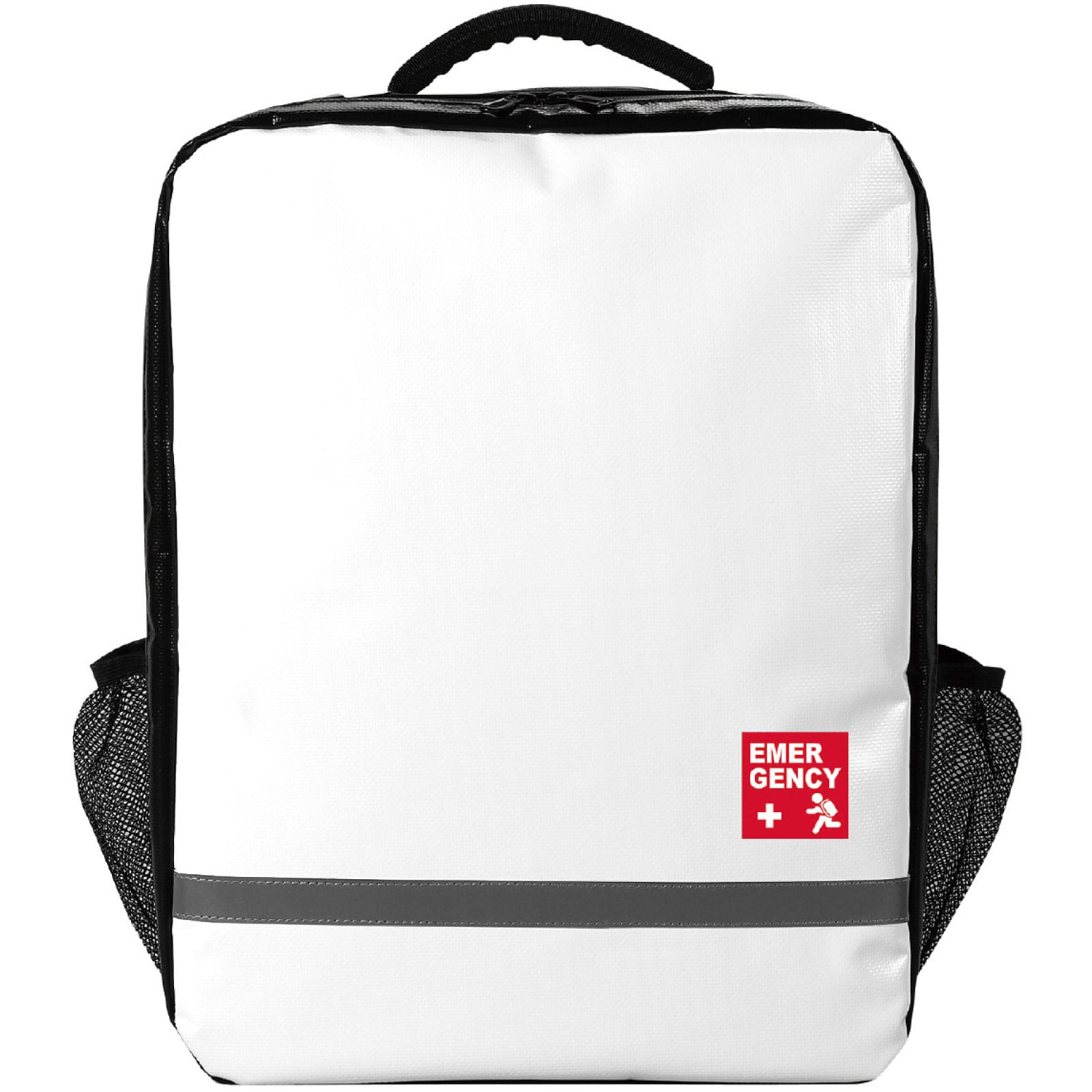 株) アーテック 防災リュック 印刷あり 白 1個（ご注文単位20個