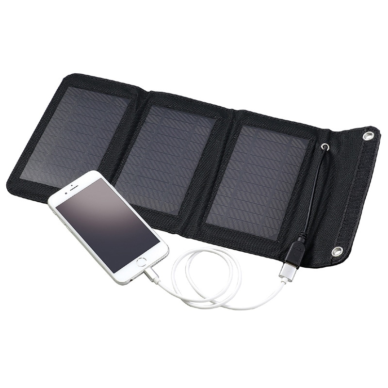 株) アーテック 折りたたみ式ポータブルソーラー充電器 5W 1個（ご注文