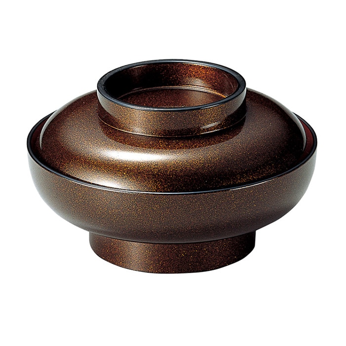 福井クラフト 雑煮椀 5.5寸 高野椀 蓋親セット 梨地 内朱 38020010 1個(ご注文単位1個)【直送品】