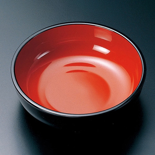 福井クラフト 松花堂用小鉢 円鉢 黒内朱天黒 22020010 1個(ご注文単位1個)【直送品】