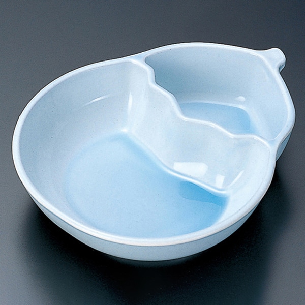 福井クラフト 松花堂用小鉢 仕切付ひさご鉢 青磁 22911420 1個(ご注文単位1個)【直送品】