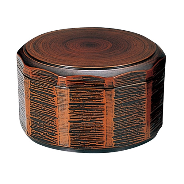 福井クラフト 耐熱飯器 木彫多用丼 大 φ175 蓋親セット 栃 内黒 32000200 1個(ご注文単位1個)【直送品】