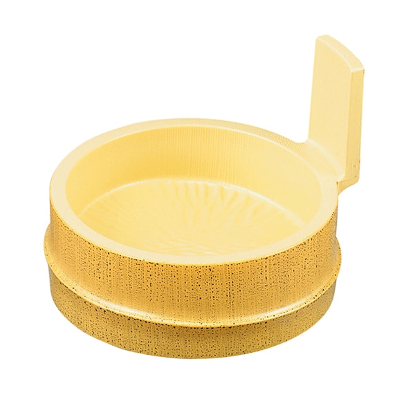 福井クラフト 桶型盛器 φ130越前竹片手桶 本体 ゴマ竹 50000230 1個(ご注文単位1個)【直送品】