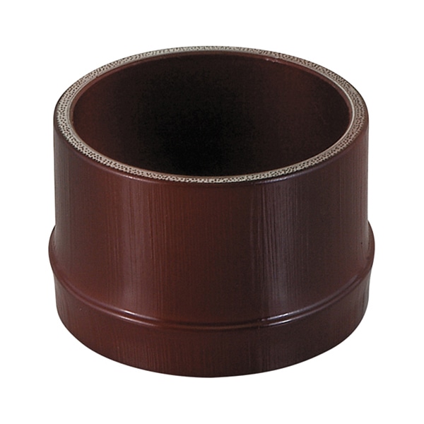 福井クラフト 竹盛器 φ6.5cm越前竹丸鉢 すす竹 54300170 1個(ご注文単位1個)【直送品】