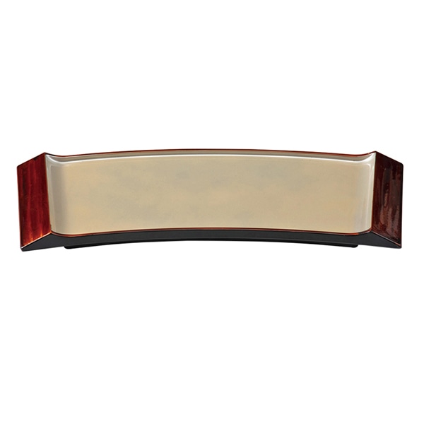 福井クラフト 盛皿　28.0cm舞扇盛皿　大 黄金銀彩天べっ甲 55204105 1個（ご注文単位1個）【直送品】