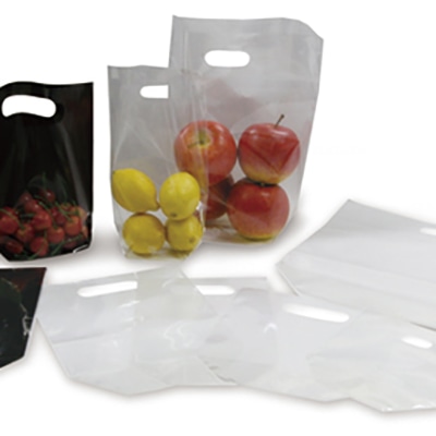 精工 手抜きポリ袋 スタンドパック SP40-1(把手1H) 100枚/袋(ご注文単位20袋)【直送品】