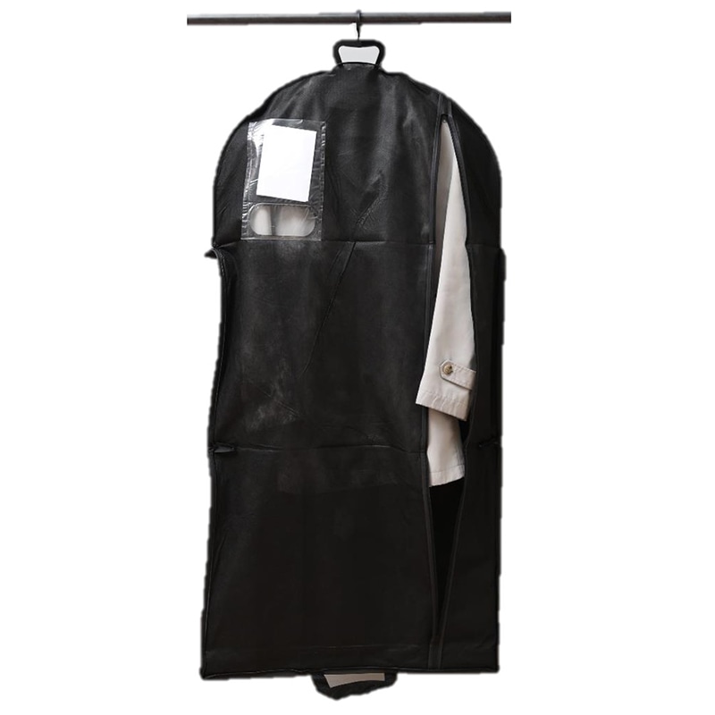 メルクロス テーラーバッグ ハンドル・周囲ファスナー付 3つ折り MPO-F 黒 100枚/袋(ご注文単位1袋)【直送品】