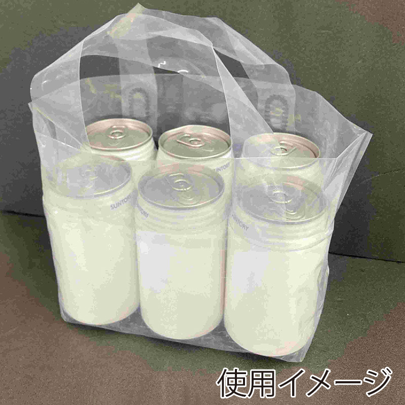 鈴木特殊化工 規格ループ袋 350ml 6缶用 100枚/袋（ご注文単位10