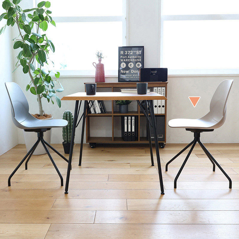 市場 オフィスチェア　Chair　02　steel 2脚セット　ベージュ OFC-3718BE 1セット（ご注文単位1セット）【直送品】